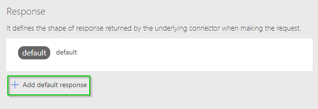 Custom Connector Response